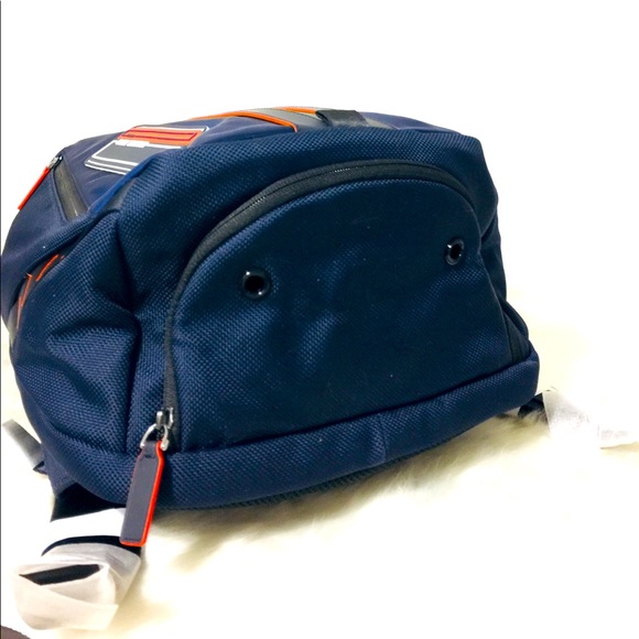 NWT Michael Kors Kent Sports Navy Blue Backpack - Picture 6 of 15